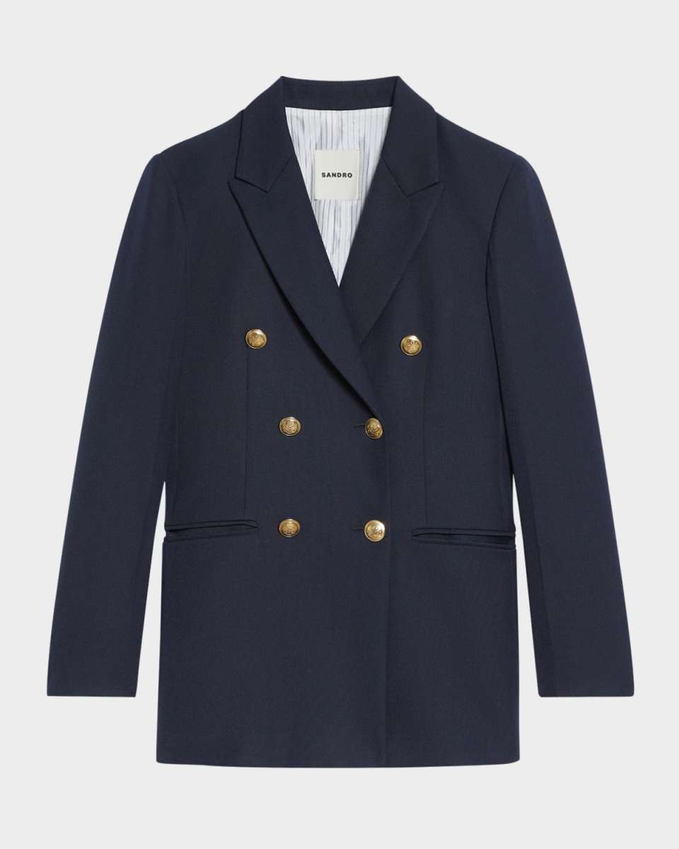 Sienne Double-Breasted Suit Jacket